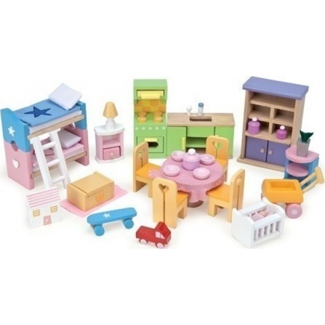 LE TOY VAN ΞΥΛΙΝΟ ΔΥΟΡΟΦΟ ΣΠΙΤΑΚΙ ΚΑΙ ΕΠΙΠΛΑ ΞΥΛΙΝΑ LE TOY VAN ΞΥΛΙΝΟ ΔΥΟΡΟΦΟ ΣΠΙΤΑΚΙ ΚΑΙ ΕΠΙΠΛΑ ΞΥΛΙΝΑ