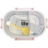 ECOLIFE ΦΑΓΗΤΟΔΟΧΕΙΟ ΜΕ ΧΩΡΙΣΜΑ 900ML LIGHT PINK ECOLIFE ΦΑΓΗΤΟΔΟΧΕΙΟ ΜΕ ΧΩΡΙΣΜΑ 900ML LIGHT PINK