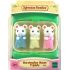 THE SYLVANIAN FAMILIES:MARSHMALLOW MOUSE TRIPLETS THE SYLVANIAN FAMILIES:MARSHMALLOW MOUSE TRIPLETS