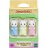 THE SYLVANIAN FAMILIES:MARSHMALLOW MOUSE TRIPLETS THE SYLVANIAN FAMILIES:MARSHMALLOW MOUSE TRIPLETS