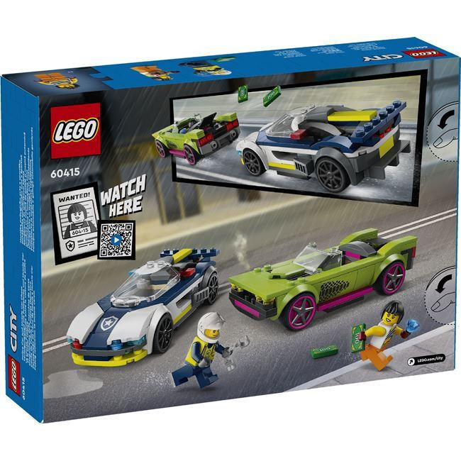LEGO CITY POLICE CAR AND MUSCLE CAR CHASE LEGO CITY POLICE CAR AND MUSCLE CAR CHASE