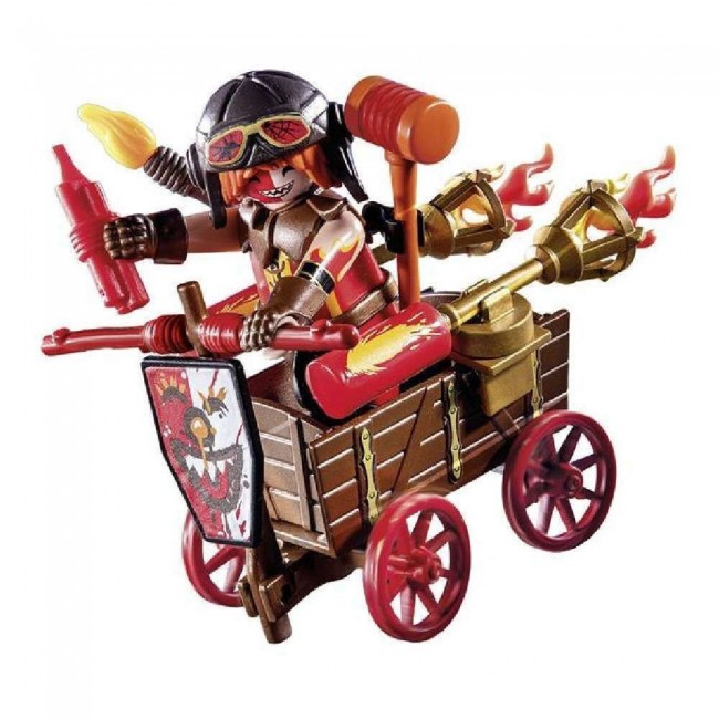 PLAYMOBIL NOVELMORE O KAHBOOM ΜΕ ΤΟ ΑΓΩΝΙΣΤΙΚΟ ΤΟΥ ΟΧΗΜΑ