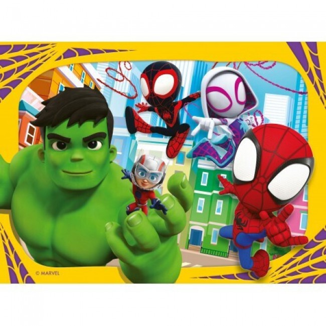RAVENSBURGER PUZZLE 4 IN 1 SPIDEY AND HIW AMAZING FRIENDS RAVENSBURGER PUZZLE 4 IN 1 SPIDEY AND HIW AMAZING FRIENDS
