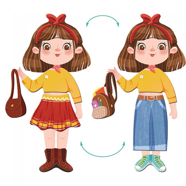 MAGNETIC GAMES DRESS UP FASHION GIRL 200243 MAGNETIC GAMES DRESS UP FASHION GIRL 200243