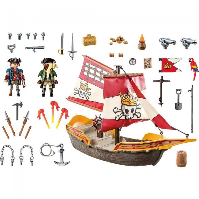 PLAYMOBIL PIRATES ΠΕΙΡΑΤΙΚΗ ΓΑΛΕΡΑ ΒΑΣΙΛΙΑΣ ΠΕΙΡΑΤΩΝ PLAYMOBIL PIRATES ΠΕΙΡΑΤΙΚΗ ΓΑΛΕΡΑ ΒΑΣΙΛΙΑΣ ΠΕΙΡΑΤΩΝ