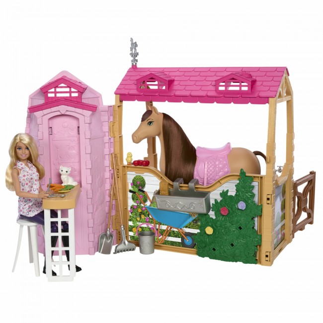 BARBIE ULTIMATE STABLE ΣΕΤ ΜΕ ΚΟΥΚΛΑ ΚΑΙ ΑΛΟΓΟ BARBIE ULTIMATE STABLE ΣΕΤ ΜΕ ΚΟΥΚΛΑ ΚΑΙ ΑΛΟΓΟ