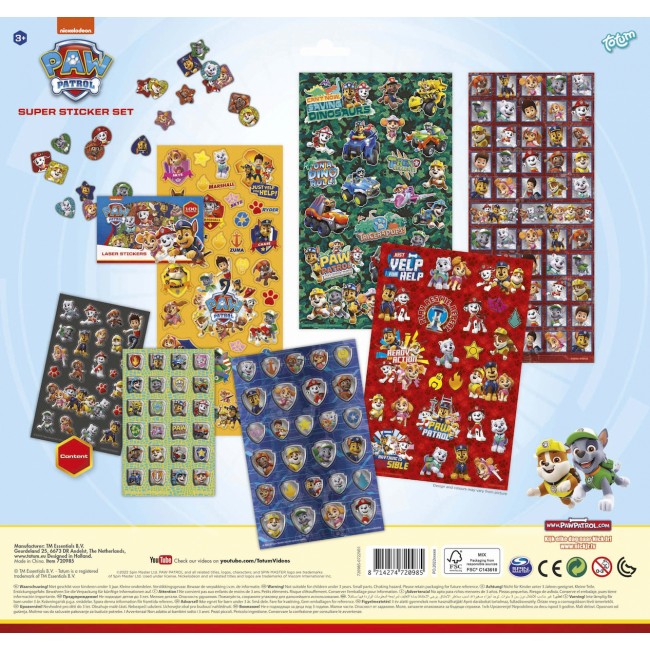 ΑΥΤΟΚΟΛΛΗΤΑ TOTUM PAW PATROL TT720985 ΑΥΤΟΚΟΛΛΗΤΑ TOTUM PAW PATROL TT720985