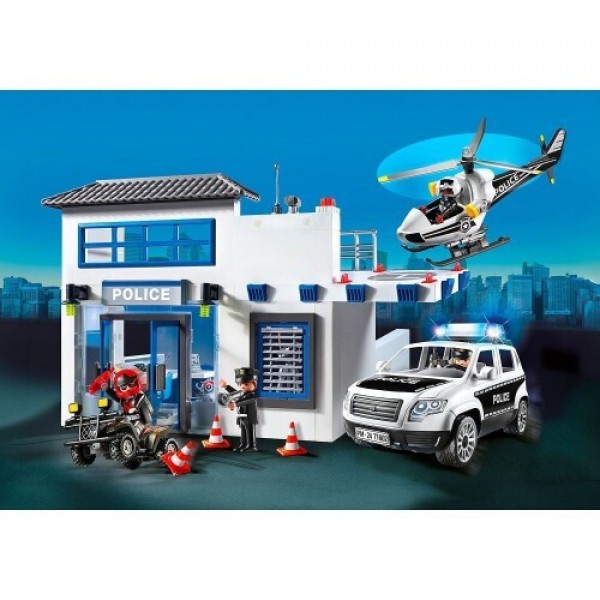 PLAYMOBIL ACTION HEROES ΑΣΤΥΝΟΜΙΚΟ ΠΕΡΙΠΟΛΙΚΟ ΚΑΙ ΕΛΙΚΟΠΤΕΡΟ