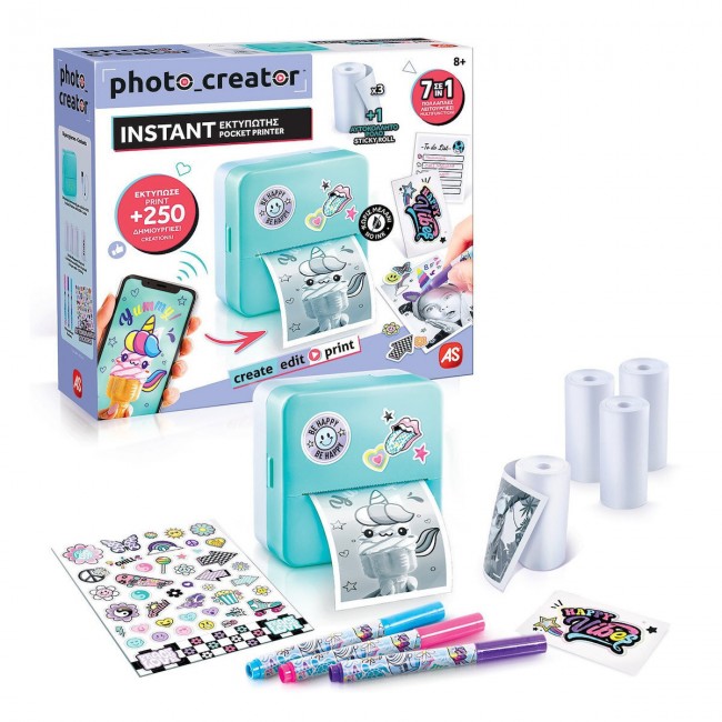 ΦΟΡΗΤΟΣ ΕΚΤΥΠΩΤΗΣ PRINT CREATOR INSTANT POCKET PRINTER ΦΟΡΗΤΟΣ ΕΚΤΥΠΩΤΗΣ PRINT CREATOR INSTANT POCKET PRINTER