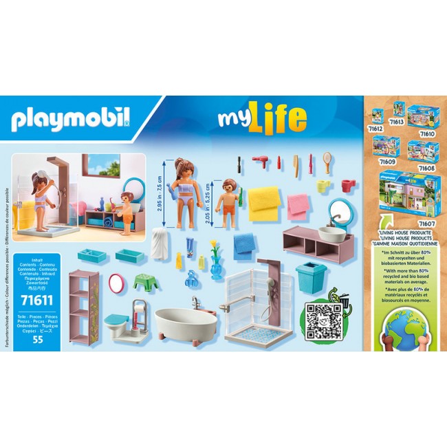 PLAYMOBIL MY LIFE ΜΟΝΤΕΡΝΟ ΜΠΑΝΙΟ PLAYMOBIL MY LIFE ΜΟΝΤΕΡΝΟ ΜΠΑΝΙΟ
