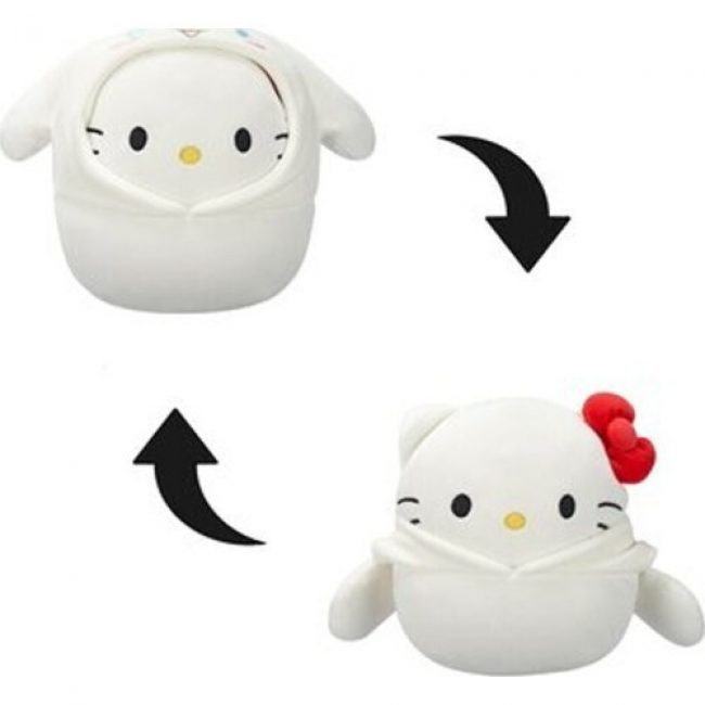 SQUISHMALLOWS-SANRIO - ΛΟΎΤΡΙΝΑ 20CM ΜΕ HOODIES HELLO KITTY CINNAMOROLL SQUISHMALLOWS-SANRIO - ΛΟΎΤΡΙΝΑ 20CM ΜΕ HOODIES HELLO KITTY CINNAMOROLL