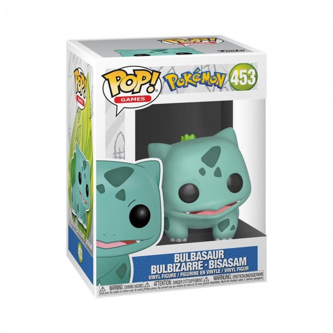FUNKO POP! GAMES: POKEMON - BULBASAUR BULBIZARRE - BISASAM #453 VINYL FIGURE 077404 FUNKO POP! GAMES: POKEMON - BULBASAUR BULBIZARRE - BISASAM #453 VINYL FIGURE 077404