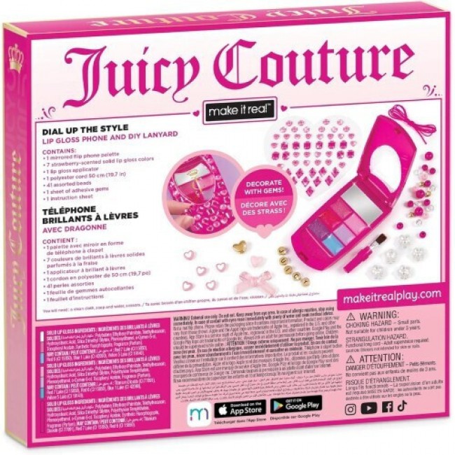 MAKE IT REAL - JUICY COUTURE DIAL UP THE STYLE LIP GLOSS PHONE AND DIY LANYARD