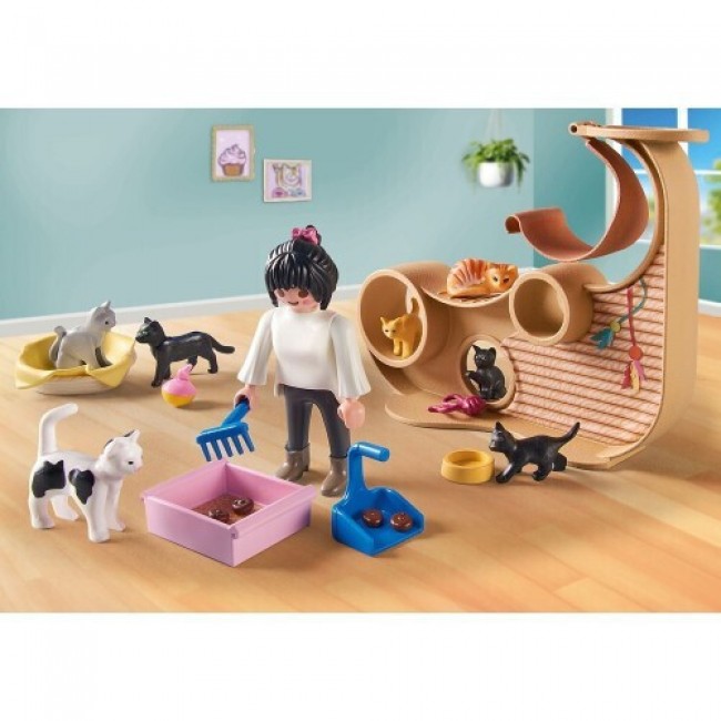 PLAYMOBIL MY LIFE ΚΑΦΕΤΕΡΙΑ ΜΕ ΓΑΤΕΣ PLAYMOBIL MY LIFE ΚΑΦΕΤΕΡΙΑ ΜΕ ΓΑΤΕΣ