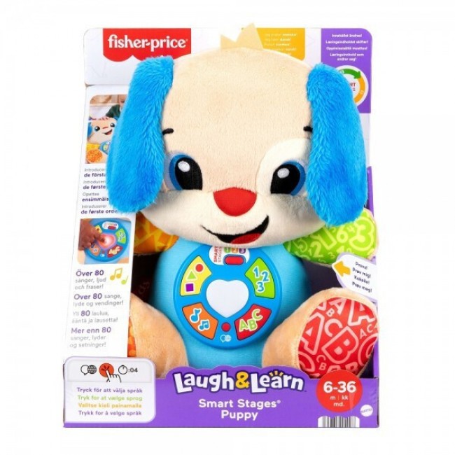 FISHER PRICE ΣΚΥΛΑΚΙ ΕΚΠΑΙΔΕΥΤΙΚΟ ΜΠΛΕ ΝΕΟ SMART STAGES JFD25 FISHER PRICE ΣΚΥΛΑΚΙ ΕΚΠΑΙΔΕΥΤΙΚΟ ΜΠΛΕ ΝΕΟ SMART STAGES JFD25