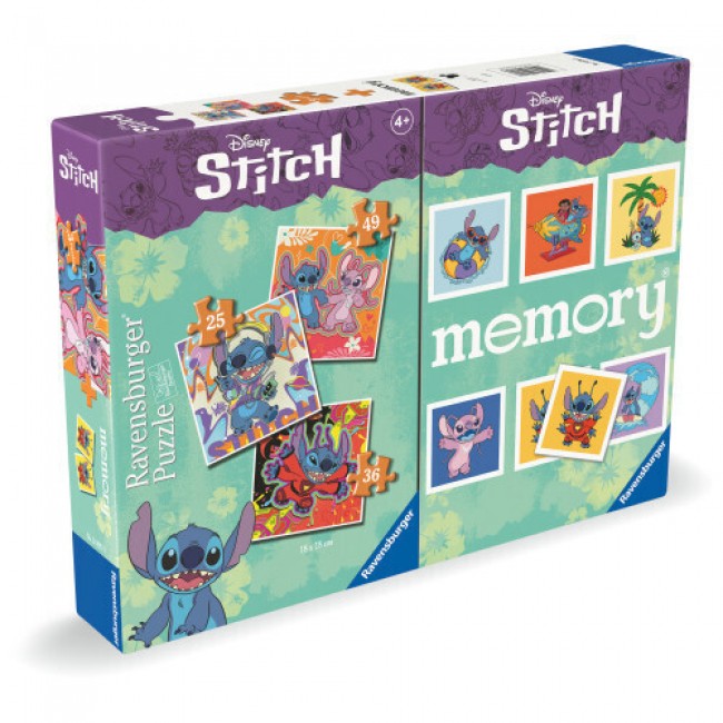 RAVENSBURGER MEMORY+ PUZZLE STITCH RAVENSBURGER MEMORY+ PUZZLE STITCH