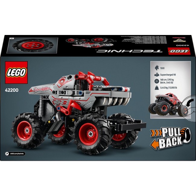 LEGO TECHNIC MONSTER JAM THUNDERROARUS PULL-BACK LEGO TECHNIC MONSTER JAM THUNDERROARUS PULL-BACK