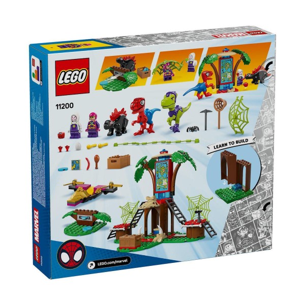 LEGO SPIDEY AND GOBBYS RAPTOR BATTLE AT TREE