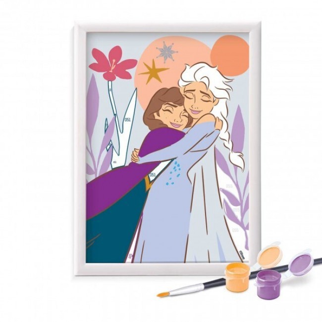 HAPPIHOBBI PAINT AND FRAME FROZEN HAPPIHOBBI PAINT AND FRAME FROZEN