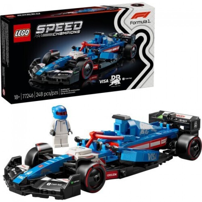 LEGO SPEED VISA CASH APP RB APP VCARB 01 F1 RACE CAR