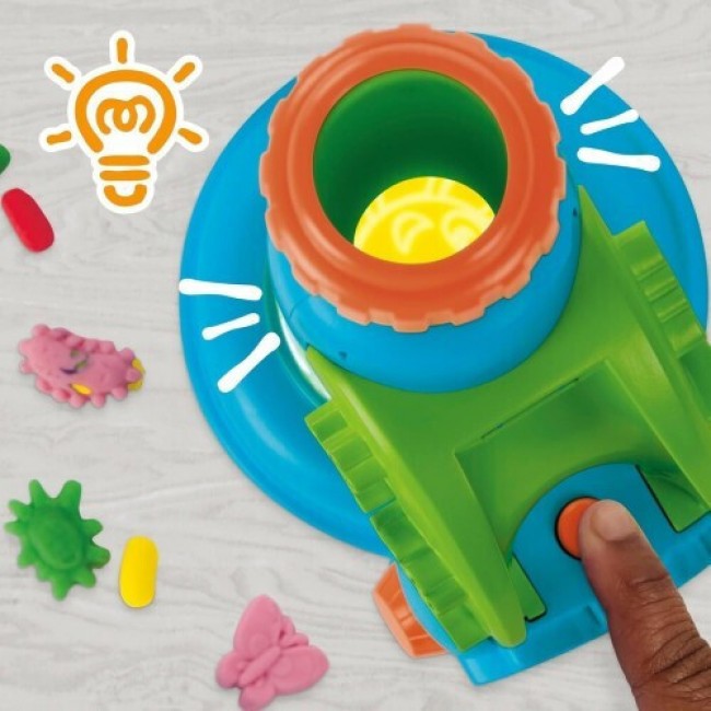 PLAY-DOH ΠΛΑΣΤΕΛΙΝΗ LIGHT AND LOOK MICROSCOPE PLAY-DOH ΠΛΑΣΤΕΛΙΝΗ LIGHT AND LOOK MICROSCOPE