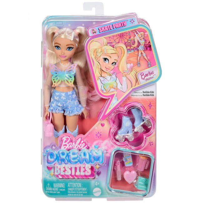 BARBIE DREAM BEASTIES ROLLER SKATE MALIBU JFX96 BARBIE DREAM BEASTIES ROLLER SKATE MALIBU JFX96