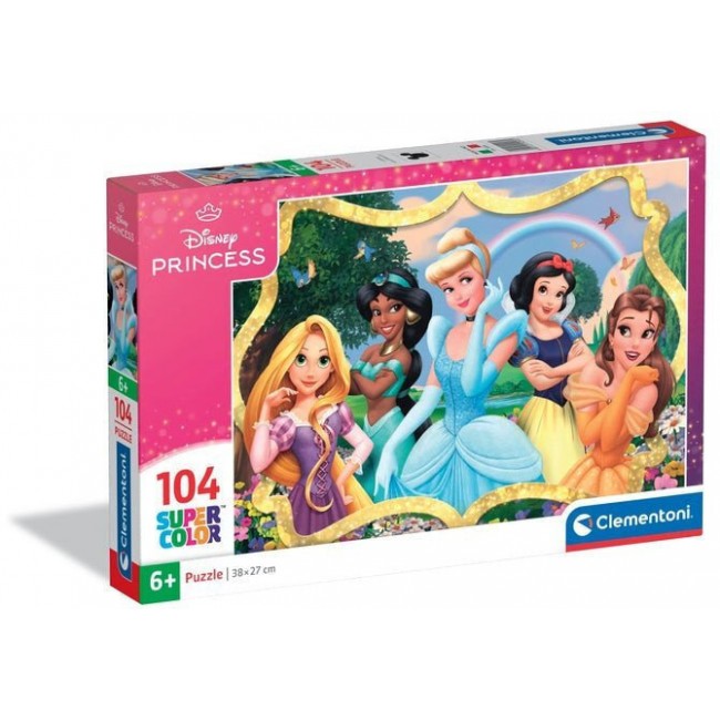 CLEMENTONI PUZZLE 104 SUPER COLOR PRINCESS CLEMENTONI PUZZLE 104 SUPER COLOR PRINCESS