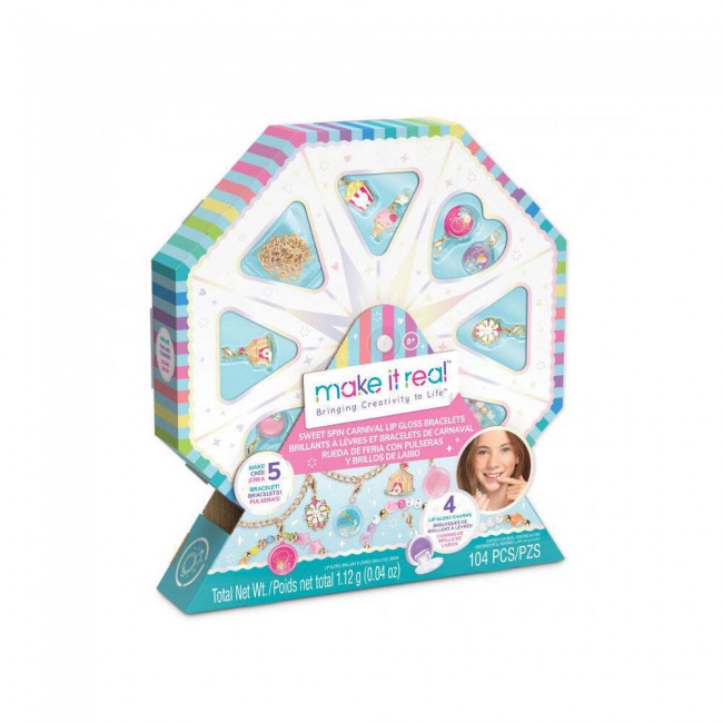 MAKE IT REAL SWEET SPIN CARNIVAN LIP GLOSS BRACELETS MAKE IT REAL SWEET SPIN CARNIVAN LIP GLOSS BRACELETS