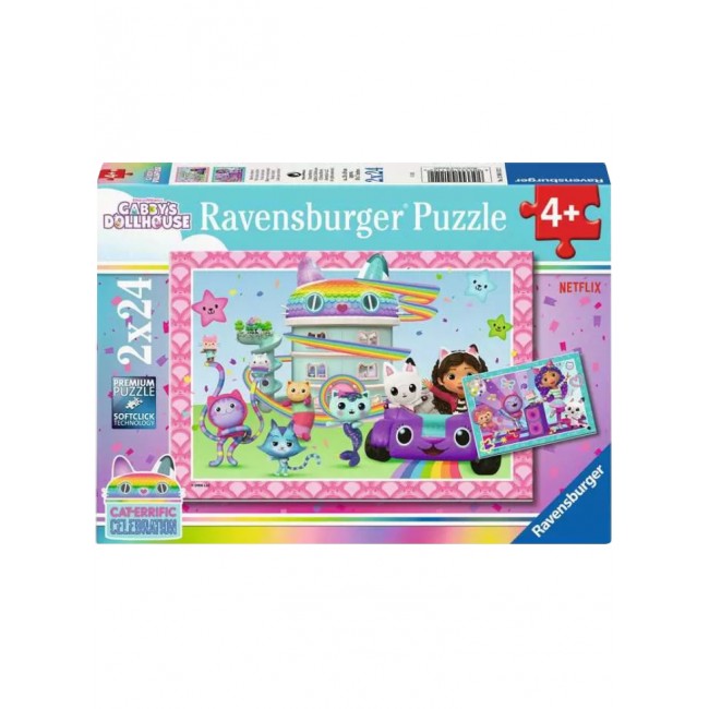 ΠΑΖΛ RAVENSBURGER GABBYS DOLLHOUSE CELEBRATION - READY TO PARTY! 2 x 24 ΤΕςΜ 12004112 ΠΑΖΛ RAVENSBURGER GABBYS DOLLHOUSE CELEBRATION - READY TO PARTY! 2 x 24 ΤΕςΜ 12004112
