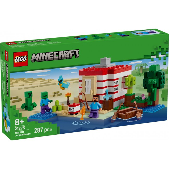 LEGO MINECRAFT ΤΟ ΣΠΙΤΙ-ΔΥΝΑΜΙΤΗΣ ΣΤΗ ΖΟΥΓΚΛΑ (21275) LEGO MINECRAFT ΤΟ ΣΠΙΤΙ-ΔΥΝΑΜΙΤΗΣ ΣΤΗ ΖΟΥΓΚΛΑ (21275)