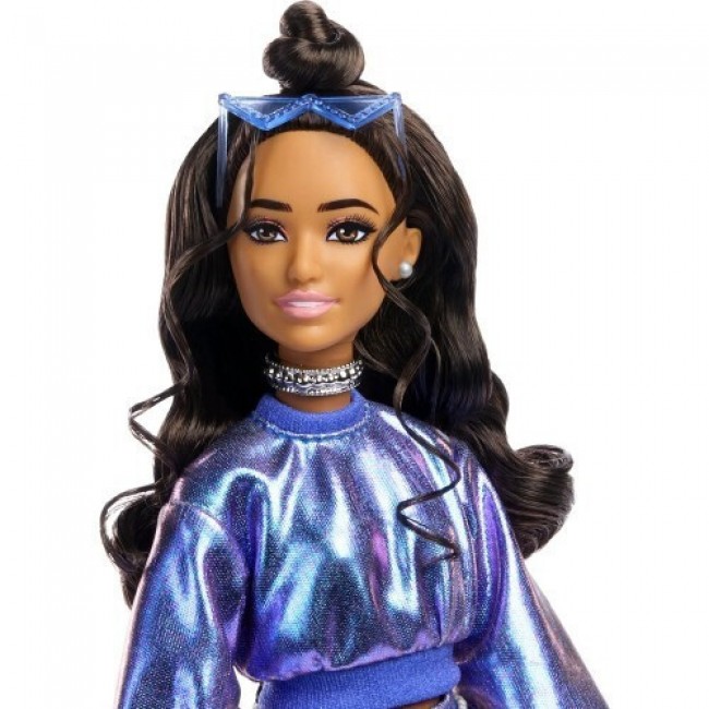 ΚΟΥΚΛΑ BARBIE DELUXE STYLE METALLICS - ΜΠΛΕ ΣΥΝΟΛΟ ΚΟΥΚΛΑ BARBIE DELUXE STYLE METALLICS - ΜΠΛΕ ΣΥΝΟΛΟ