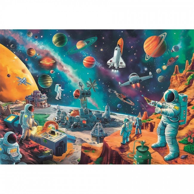 CLEMENTONI PUZZLE MAXI SUPER COLORCOSMIC CREW CLEMENTONI PUZZLE MAXI SUPER COLORCOSMIC CREW