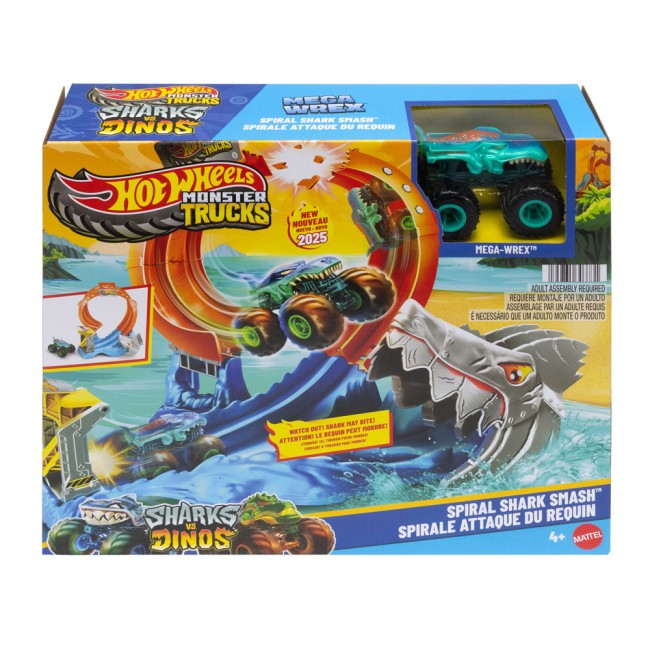 HOT WHEELS MONSTER TRUCKS - ΠΙΣΤΑ ΛΟΥΠ ΜΕ ΚΑΡΧΑΡΙΑ (JFR08) HOT WHEELS MONSTER TRUCKS - ΠΙΣΤΑ ΛΟΥΠ ΜΕ ΚΑΡΧΑΡΙΑ (JFR08)