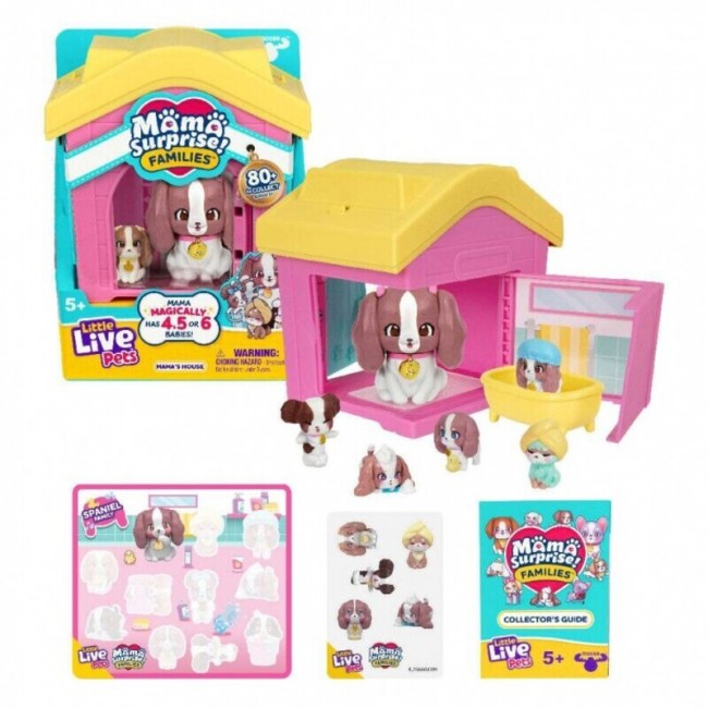 LITTLE LIVE PETS MAMA SURPRISE FAMILIES ΣΕΤ ΣΠΙΤΑΚΙ ΚΑΙ ΣΚΥΛΑΚΙΑ LITTLE LIVE PETS MAMA SURPRISE FAMILIES ΣΕΤ ΣΠΙΤΑΚΙ ΚΑΙ ΣΚΥΛΑΚΙΑ