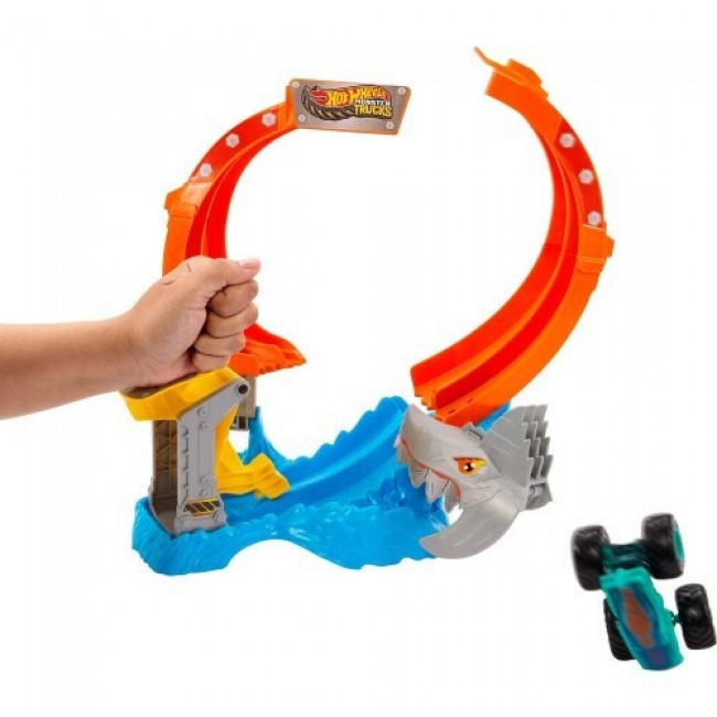 HOT WHEELS MONSTER TRUCKS - ΠΙΣΤΑ ΛΟΥΠ ΜΕ ΚΑΡΧΑΡΙΑ (JFR08) HOT WHEELS MONSTER TRUCKS - ΠΙΣΤΑ ΛΟΥΠ ΜΕ ΚΑΡΧΑΡΙΑ (JFR08)
