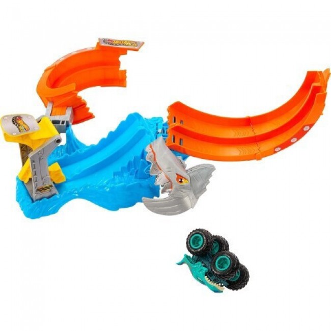 HOT WHEELS MONSTER TRUCKS - ΠΙΣΤΑ ΛΟΥΠ ΜΕ ΚΑΡΧΑΡΙΑ (JFR08) HOT WHEELS MONSTER TRUCKS - ΠΙΣΤΑ ΛΟΥΠ ΜΕ ΚΑΡΧΑΡΙΑ (JFR08)