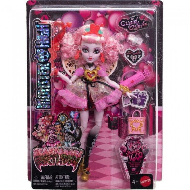 MONSTER HIGH ΚΟΥΚΛΑ HIGH SCARY SWEET BIRTHDAY - CUPID ASTERIA MONSTER HIGH ΚΟΥΚΛΑ HIGH SCARY SWEET BIRTHDAY - CUPID ASTERIA