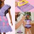 PLAY DOH BARBIE SET PLASTELINA BARBIE FASHIONISTA RUFFLES CLOTHING CREATIONS