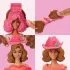 PLAY-DOH BARBIE FLORALS AND FRINGE (G1360) PLAY-DOH BARBIE FLORALS AND FRINGE (G1360)