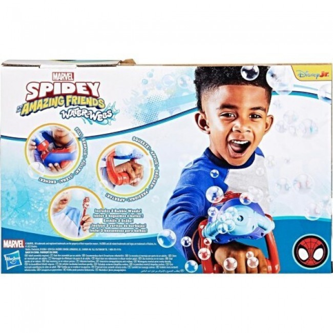 SPIDEY AND HIS AMAZING FRIENDS WATERWEBS SPIDEY BUBBLE SLINGER SPIDEY AND HIS AMAZING FRIENDS WATERWEBS SPIDEY BUBBLE SLINGER