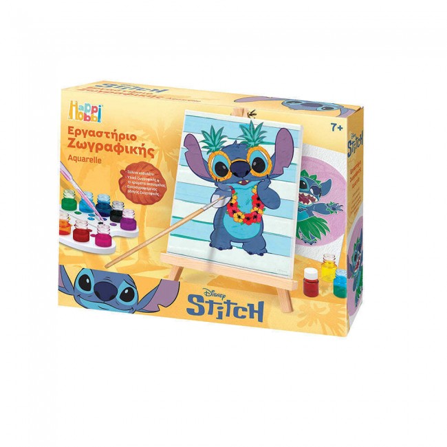 HAPPIHOBBI ΕΡΓΑΣΤΗΡΙΟ ΖΩΓΡΑΦΙΚΗΣ DISNEY STITCH ME ΧΡΩΜΑΤΑ ΑΚΟΥΑΡΕΛΑΣ HAPPIHOBBI ΕΡΓΑΣΤΗΡΙΟ ΖΩΓΡΑΦΙΚΗΣ DISNEY STITCH ME ΧΡΩΜΑΤΑ ΑΚΟΥΑΡΕΛΑΣ