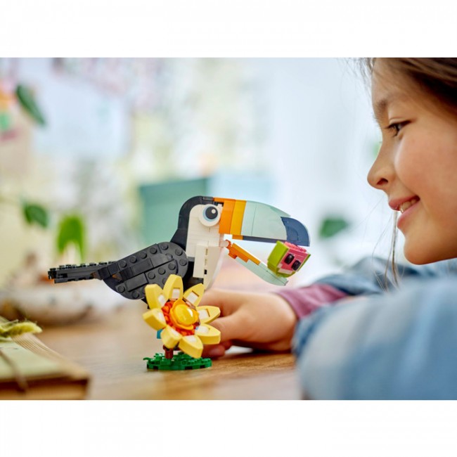 LEGO CREATOR ΑΓΡΙΑ ΖΩΑ: ΤΡΟΠΙΚΟ ΤΟΥΚΑΝ (31173)