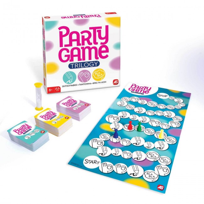ΕΠΙΤΡΑΠΕΖΙΟ ΠΑΙΧΝΙΔΙ PARTY GAME TRILOGY ΓΙΑ ΗΛΙΚΙΕΣ 8+ ΧΡΟΝΩΝ ΕΠΙΤΡΑΠΕΖΙΟ ΠΑΙΧΝΙΔΙ PARTY GAME TRILOGY ΓΙΑ ΗΛΙΚΙΕΣ 8+ ΧΡΟΝΩΝ