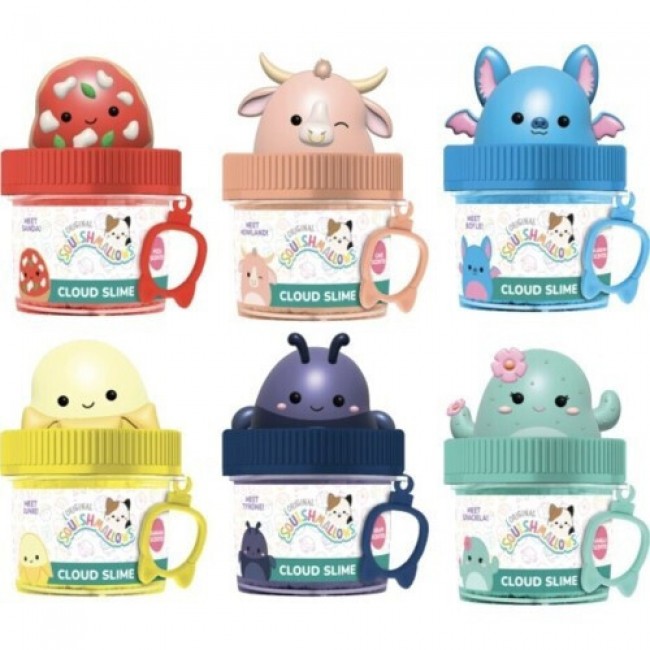 SQUISHMALLOWS BLIND SLIME ΜΠΡΕΛΟΚ ΜΕ TOPPER ΣΕ ΒΑΖΑΚΙ ΔΙΑΦΟΡΑ ΣΧΕΔΙΑ 1 ΤΕΜΑΧΙΟ SQUISHMALLOWS BLIND SLIME ΜΠΡΕΛΟΚ ΜΕ TOPPER ΣΕ ΒΑΖΑΚΙ ΔΙΑΦΟΡΑ ΣΧΕΔΙΑ 1 ΤΕΜΑΧΙΟ