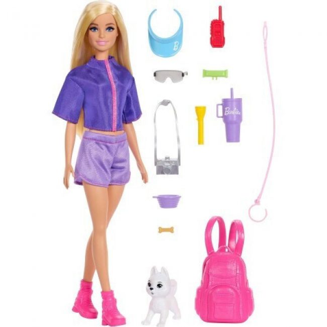 BARBIE FAMILY & FRIENDS - BARBIE MALIBU OUTDOOR ADVENTURE (JJV59)