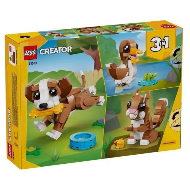 LEGO CREATOR 31382 3IN1 CUTE ANIMALS: PLAYFUL PUPPY DOG LEGO CREATOR 31382 3IN1 CUTE ANIMALS: PLAYFUL PUPPY DOG