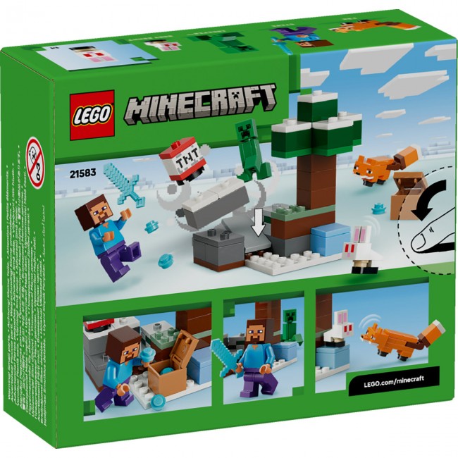 LEGO MINECRAFT ΠΕΡΙΠΕΤΕΙΑ ΤΟΥ ΣΤΙΒ ΣΤΗΝ ΤΑΙΓΚΑ (21583) LEGO MINECRAFT ΠΕΡΙΠΕΤΕΙΑ ΤΟΥ ΣΤΙΒ ΣΤΗΝ ΤΑΙΓΚΑ (21583)