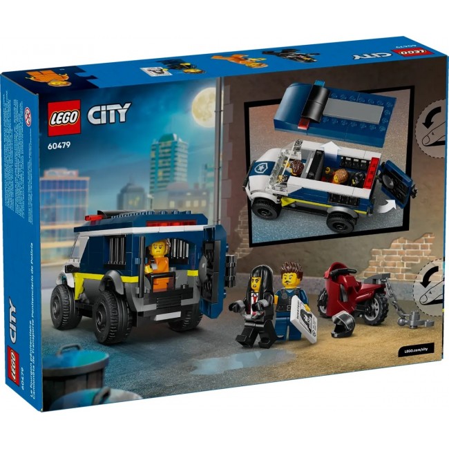 LEGO CITY ΑΣΤΥΝΟΜΙΚΟ ΒΑΝ ΜΕΤΑΦΟΡΑΣ ΚΡΑΤΟΥΜΕΝΩΝ (60479) LEGO CITY ΑΣΤΥΝΟΜΙΚΟ ΒΑΝ ΜΕΤΑΦΟΡΑΣ ΚΡΑΤΟΥΜΕΝΩΝ (60479)