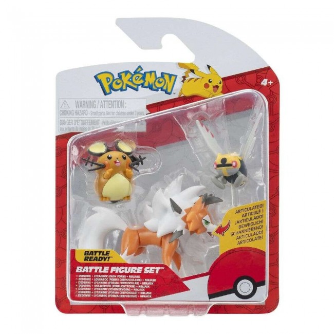 POIKEMON ΣΕΤ ΜΕ 3 ΦΙΓΟΥΡΕΣ ΜΑΧΗΣ DEDENNE-LYCANROC-NINJASK JW095155-W24 PKW4087 POIKEMON ΣΕΤ ΜΕ 3 ΦΙΓΟΥΡΕΣ ΜΑΧΗΣ DEDENNE-LYCANROC-NINJASK JW095155-W24 PKW4087