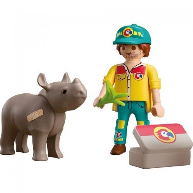 PLAYMOBIL DUO PACK ΦΡΟΝΤΙΣΤΗΣ ΖΩΩΝ ΚΑΙ ΡΙΝΟΚΕΡΟΣ PLAYMOBIL DUO PACK ΦΡΟΝΤΙΣΤΗΣ ΖΩΩΝ ΚΑΙ ΡΙΝΟΚΕΡΟΣ